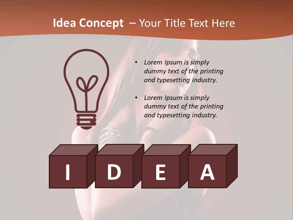 Tanzend Attraktiv Disko PowerPoint Template