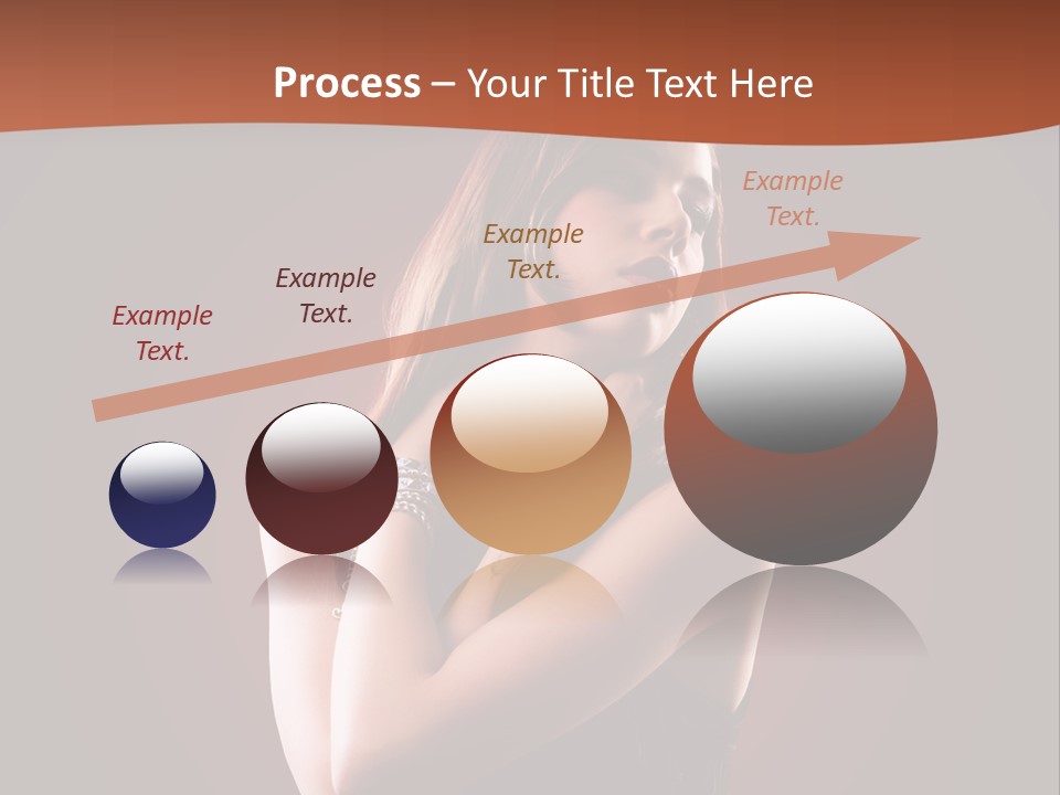 Tanzend Attraktiv Disko PowerPoint Template