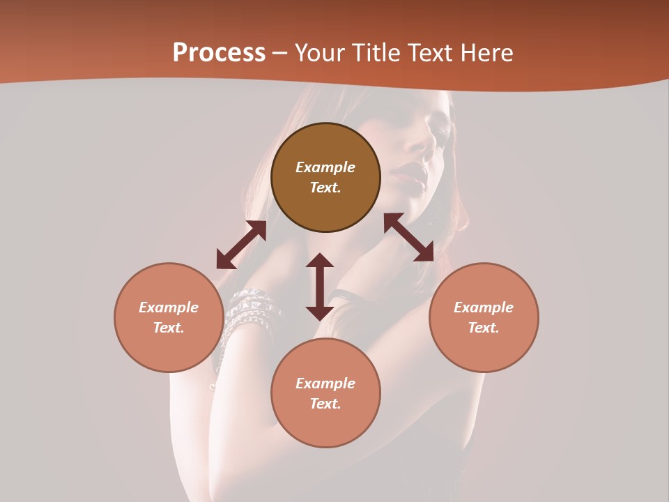 Tanzend Attraktiv Disko PowerPoint Template