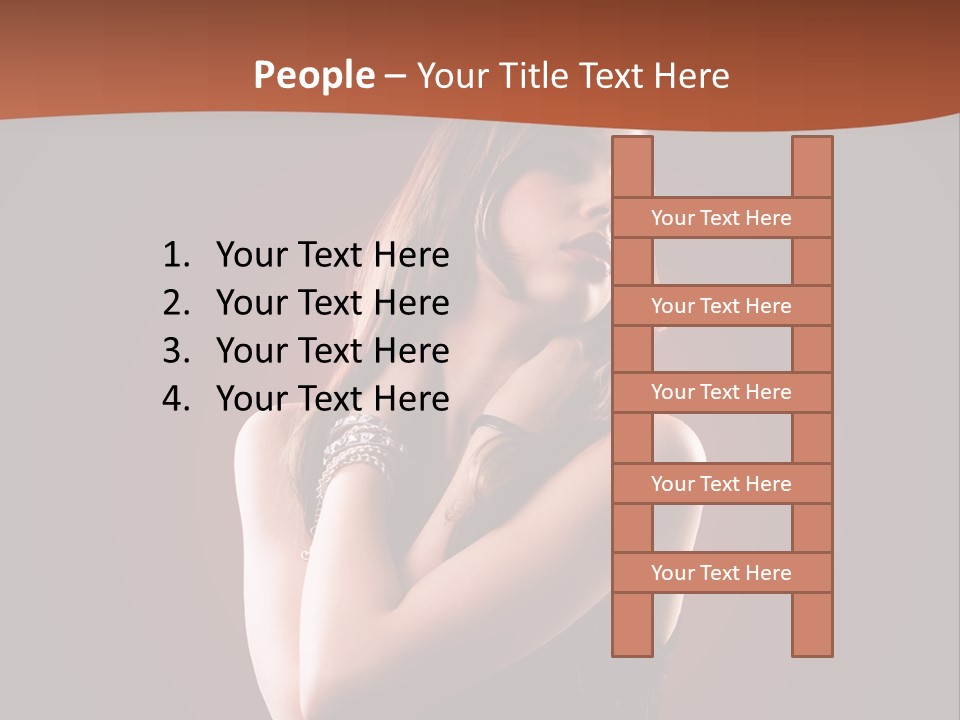 Tanzend Attraktiv Disko PowerPoint Template