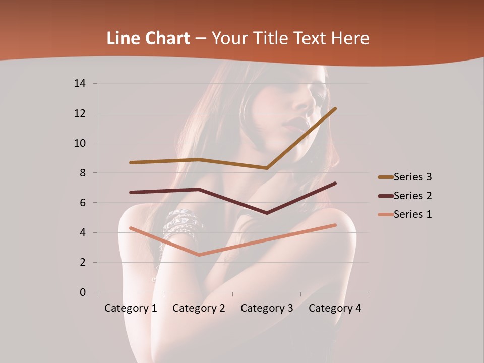 Tanzend Attraktiv Disko PowerPoint Template