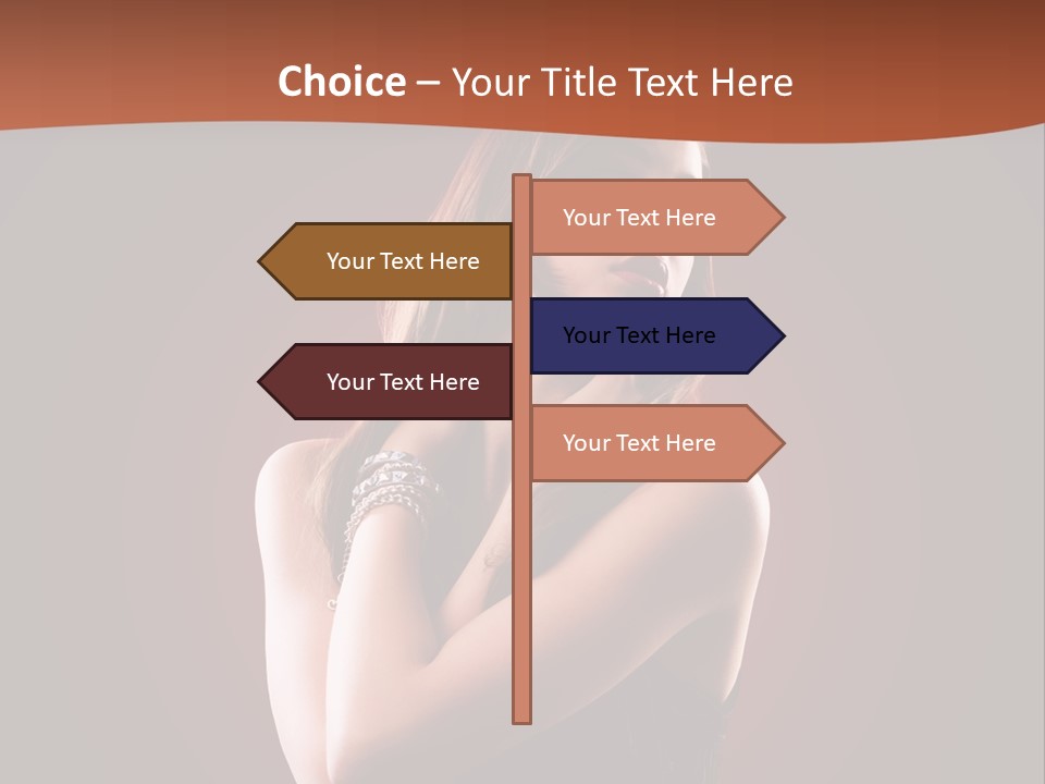 Tanzend Attraktiv Disko PowerPoint Template