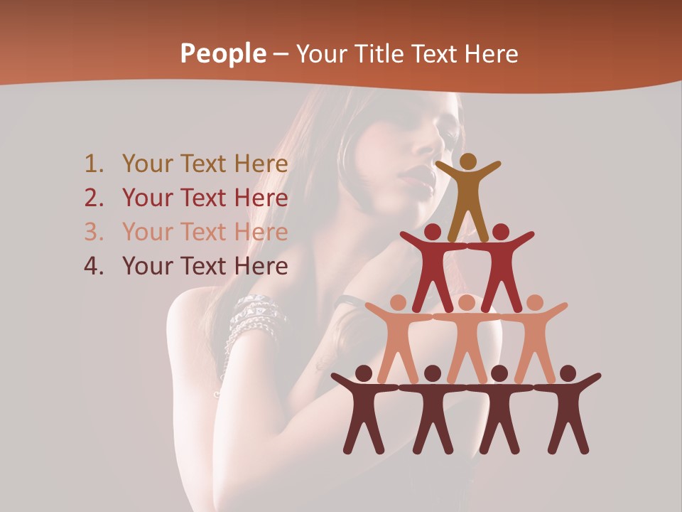 Tanzend Attraktiv Disko PowerPoint Template