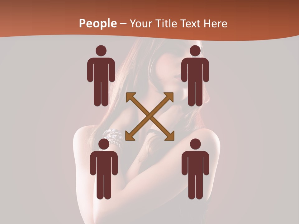 Tanzend Attraktiv Disko PowerPoint Template