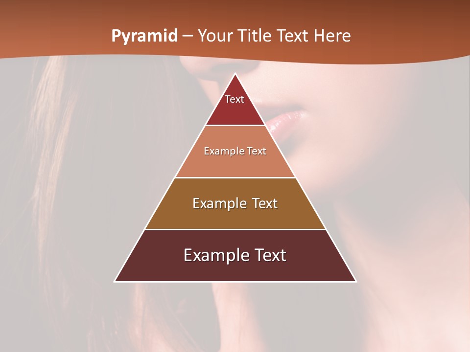 Gesicht Attraktiv Sinnlich PowerPoint Template