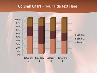 Gesicht Attraktiv Sinnlich PowerPoint Template