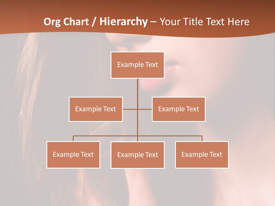 Gesicht Attraktiv Sinnlich PowerPoint Template