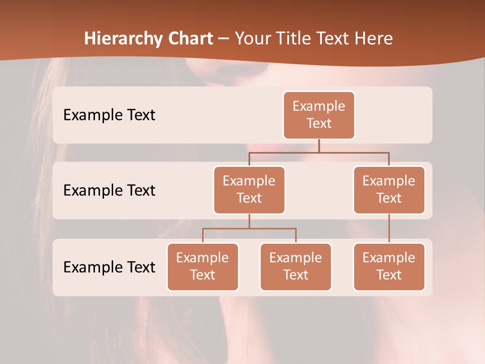 Gesicht Attraktiv Sinnlich PowerPoint Template