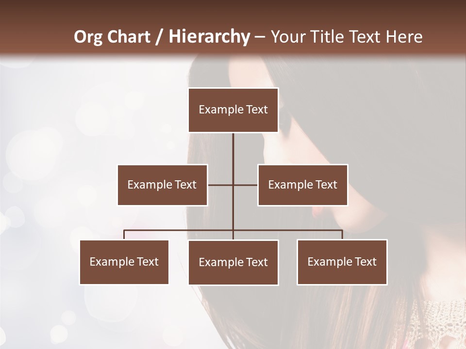 Make Up Junge Frau Sinnlich PowerPoint Template