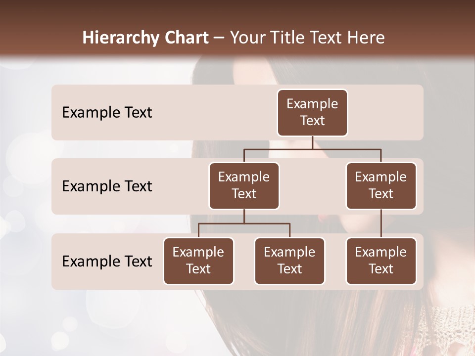 Make Up Junge Frau Sinnlich PowerPoint Template