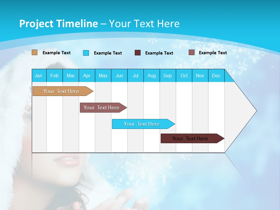 Christmas Weihnachten Intensiv PowerPoint Template