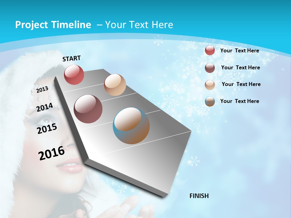 Christmas Weihnachten Intensiv PowerPoint Template