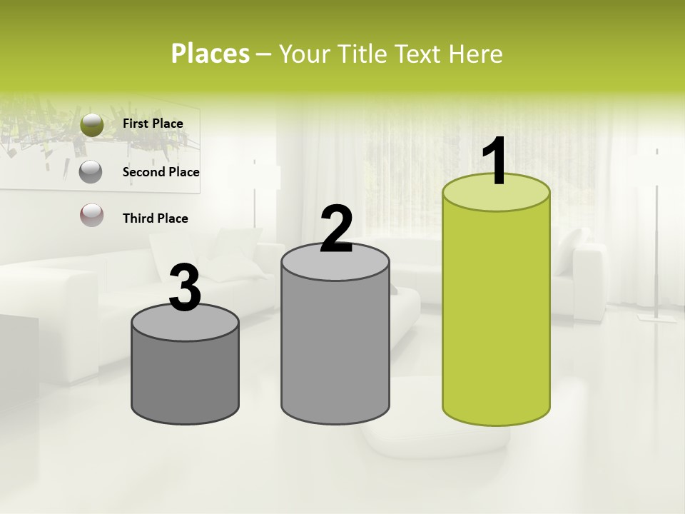 Eigenheim Leder Tisch PowerPoint Template