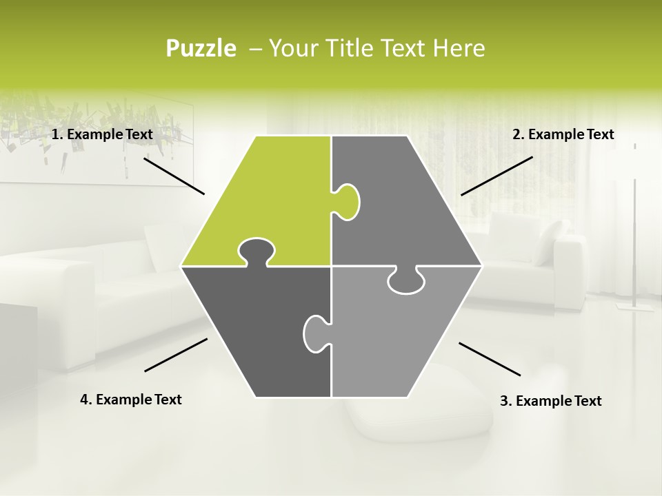 Eigenheim Leder Tisch PowerPoint Template