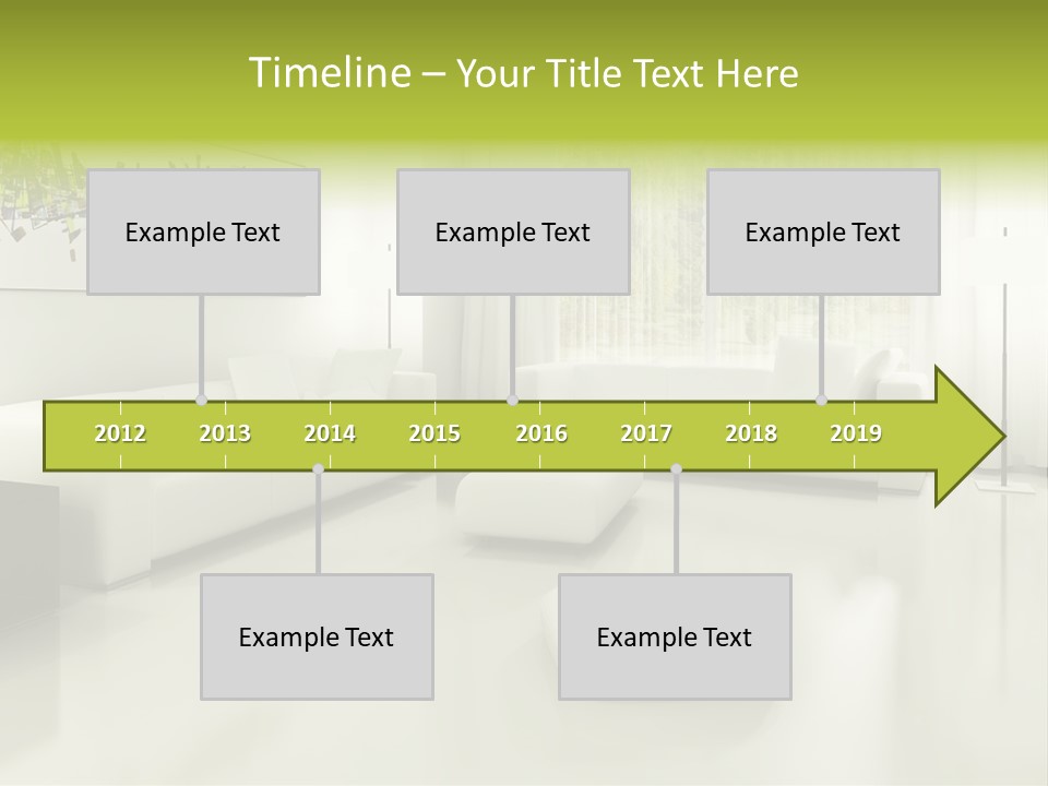 Eigenheim Leder Tisch PowerPoint Template