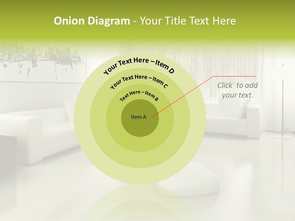 Eigenheim Leder Tisch PowerPoint Template