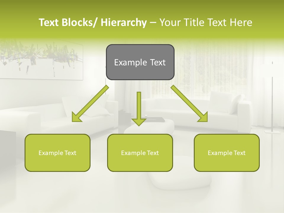 Eigenheim Leder Tisch PowerPoint Template