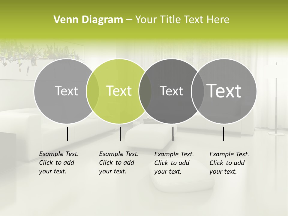 Eigenheim Leder Tisch PowerPoint Template