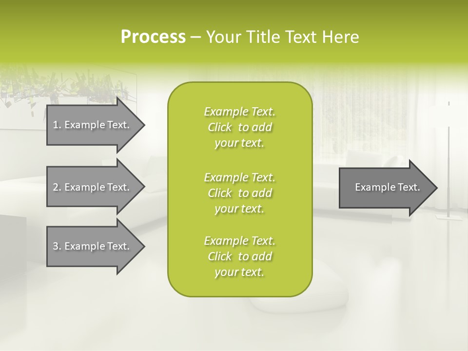 Eigenheim Leder Tisch PowerPoint Template