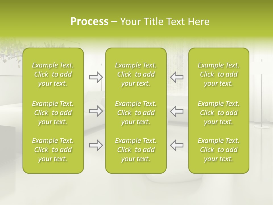 Eigenheim Leder Tisch PowerPoint Template