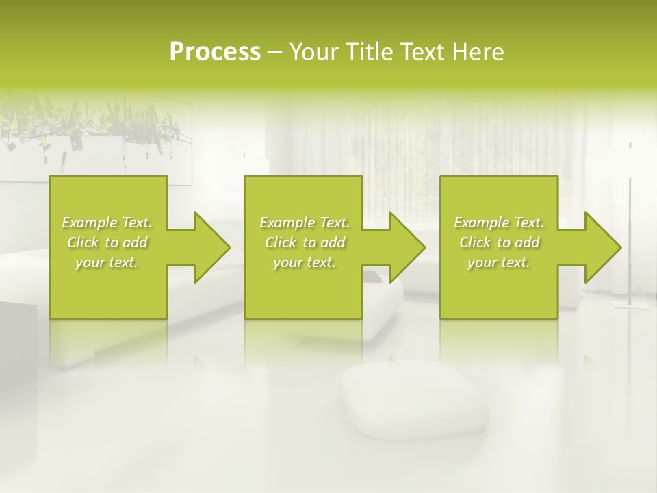 Eigenheim Leder Tisch PowerPoint Template