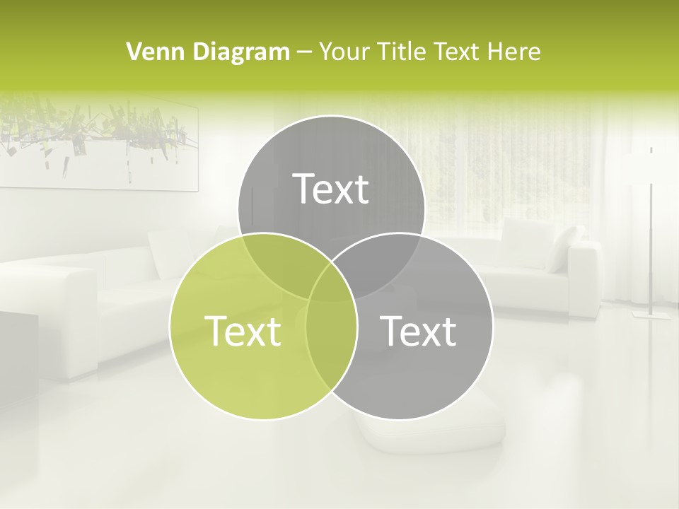 Eigenheim Leder Tisch PowerPoint Template