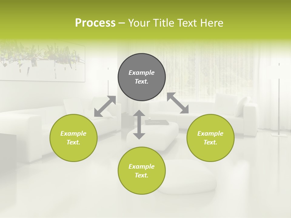 Eigenheim Leder Tisch PowerPoint Template