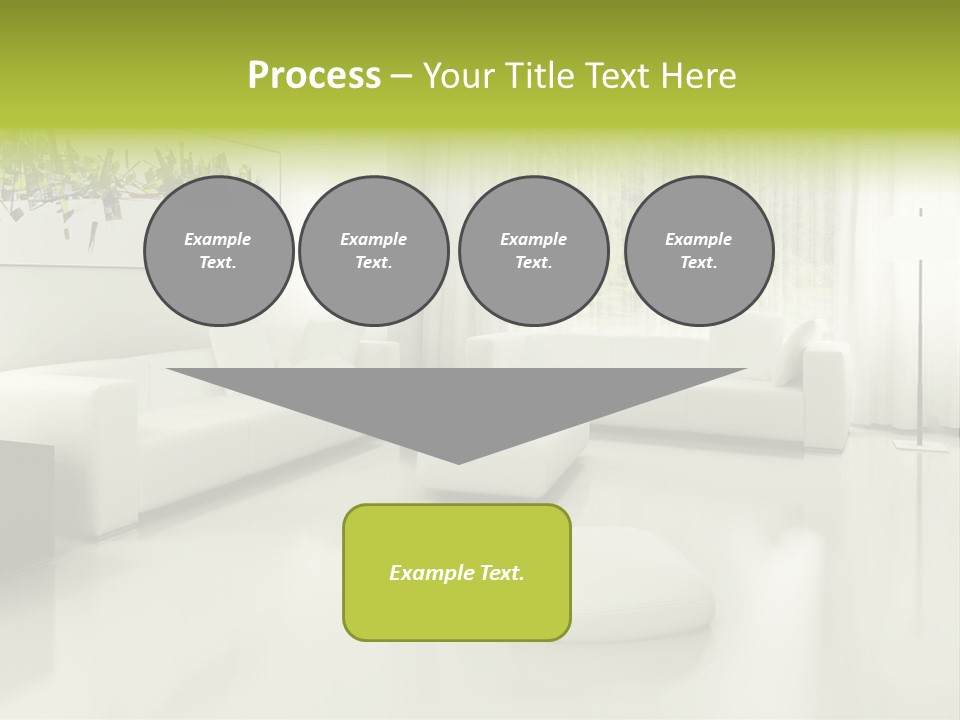 Eigenheim Leder Tisch PowerPoint Template