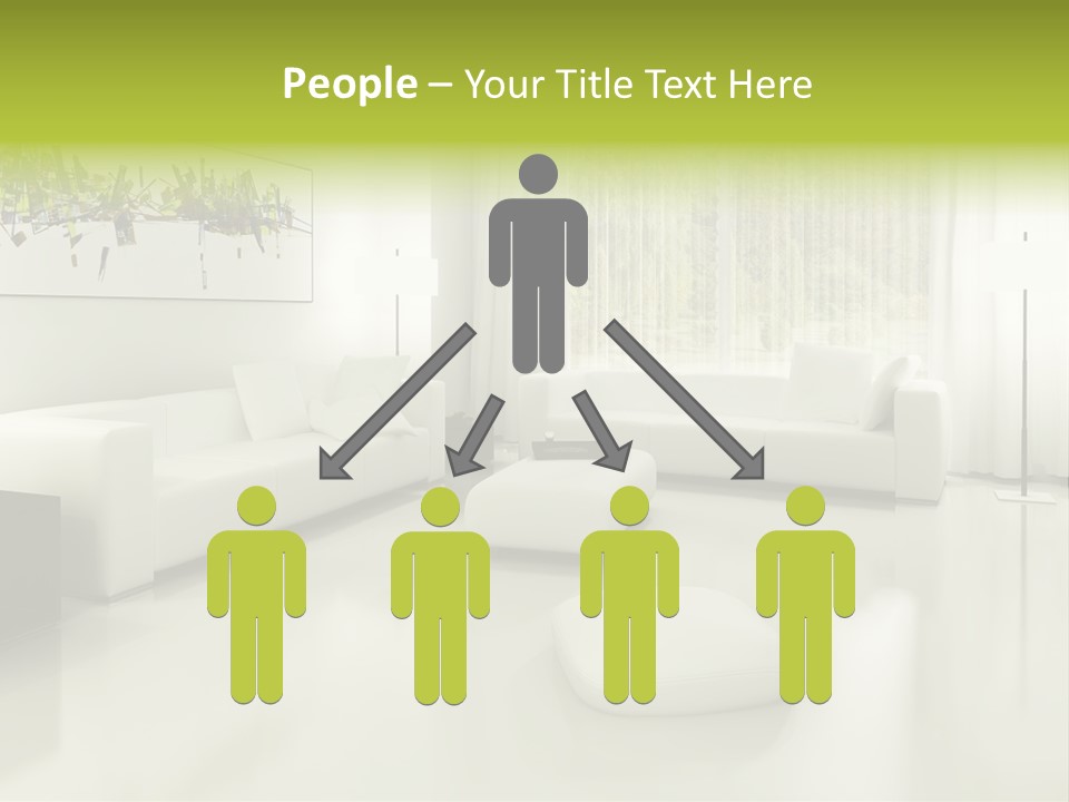 Eigenheim Leder Tisch PowerPoint Template