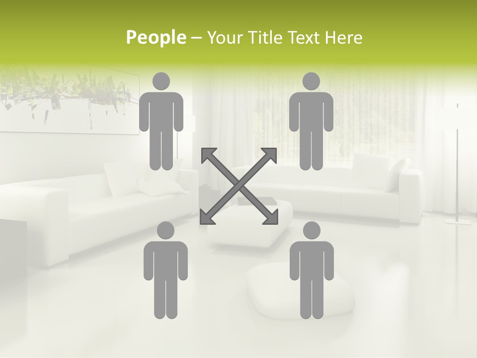 Eigenheim Leder Tisch PowerPoint Template