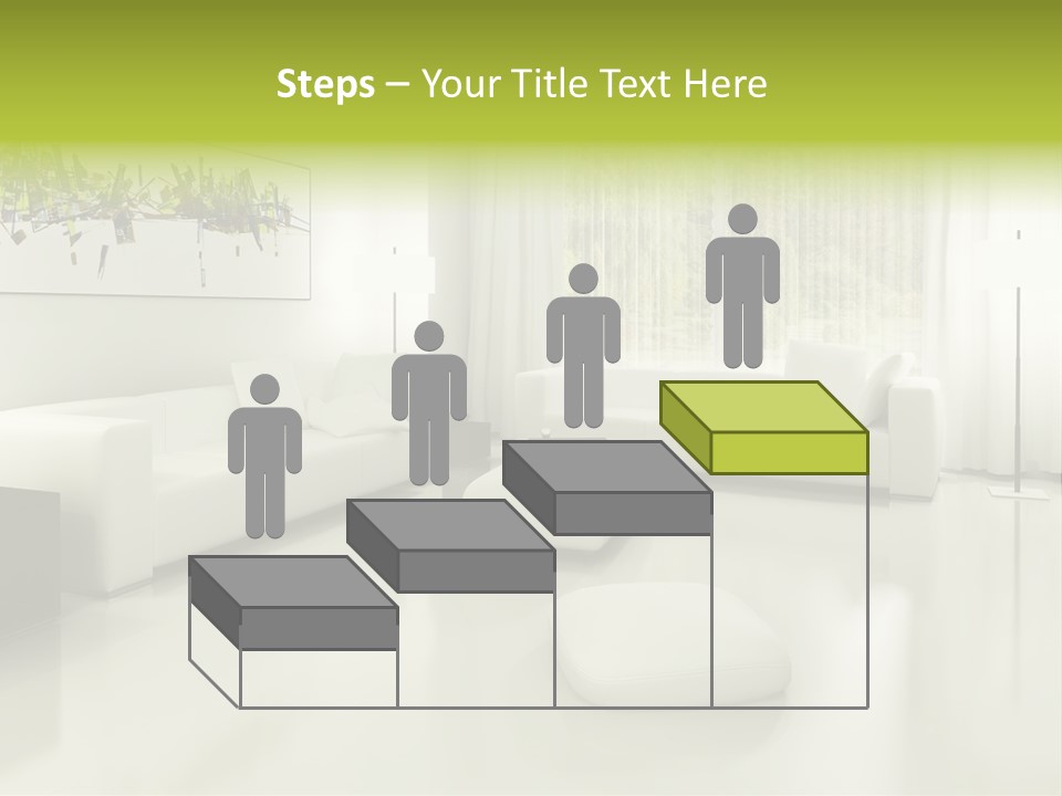 Eigenheim Leder Tisch PowerPoint Template