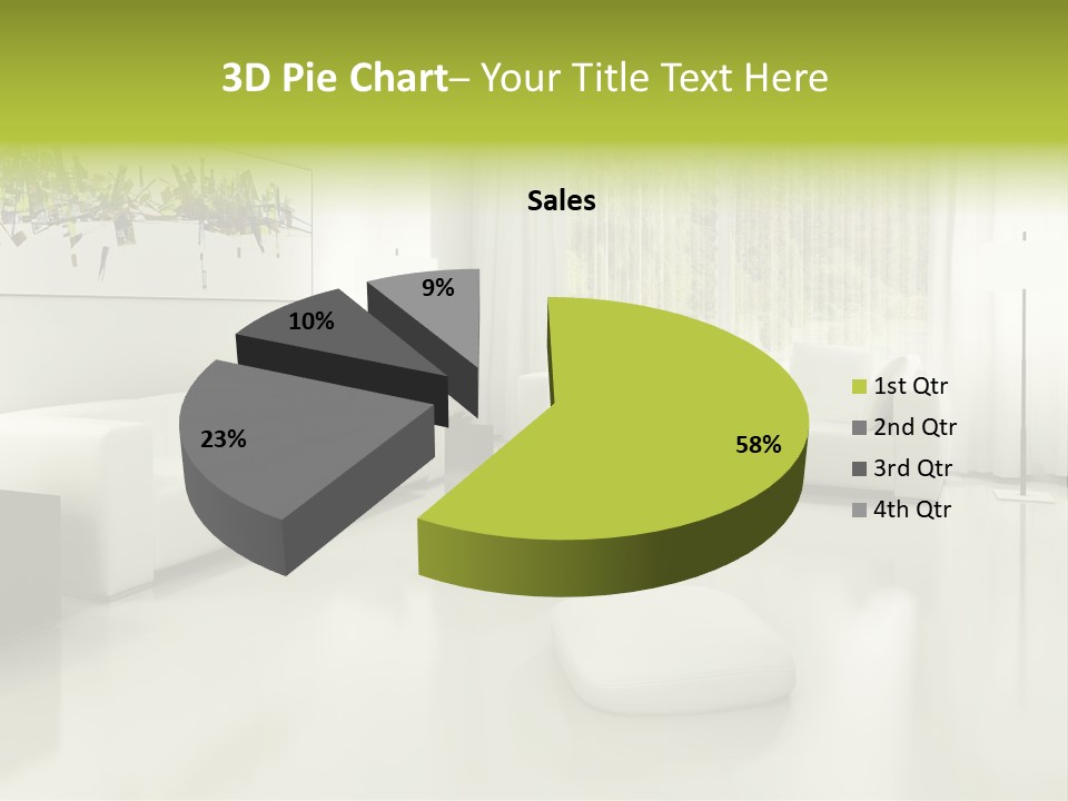 Eigenheim Leder Tisch PowerPoint Template