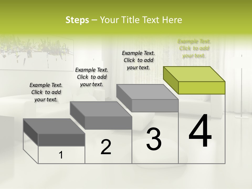 Eigenheim Leder Tisch PowerPoint Template