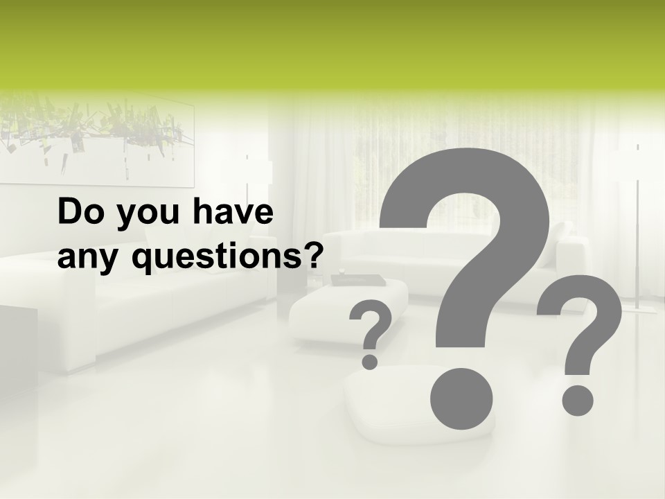 Eigenheim Leder Tisch PowerPoint Template