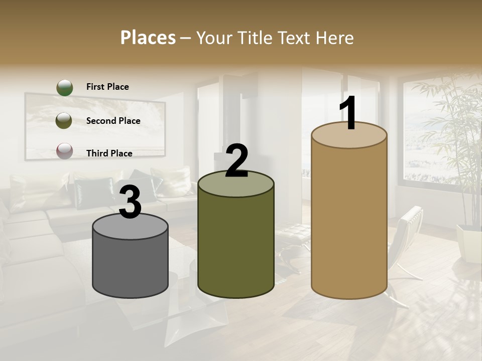 Behaglich Architektur Eigenheim PowerPoint Template