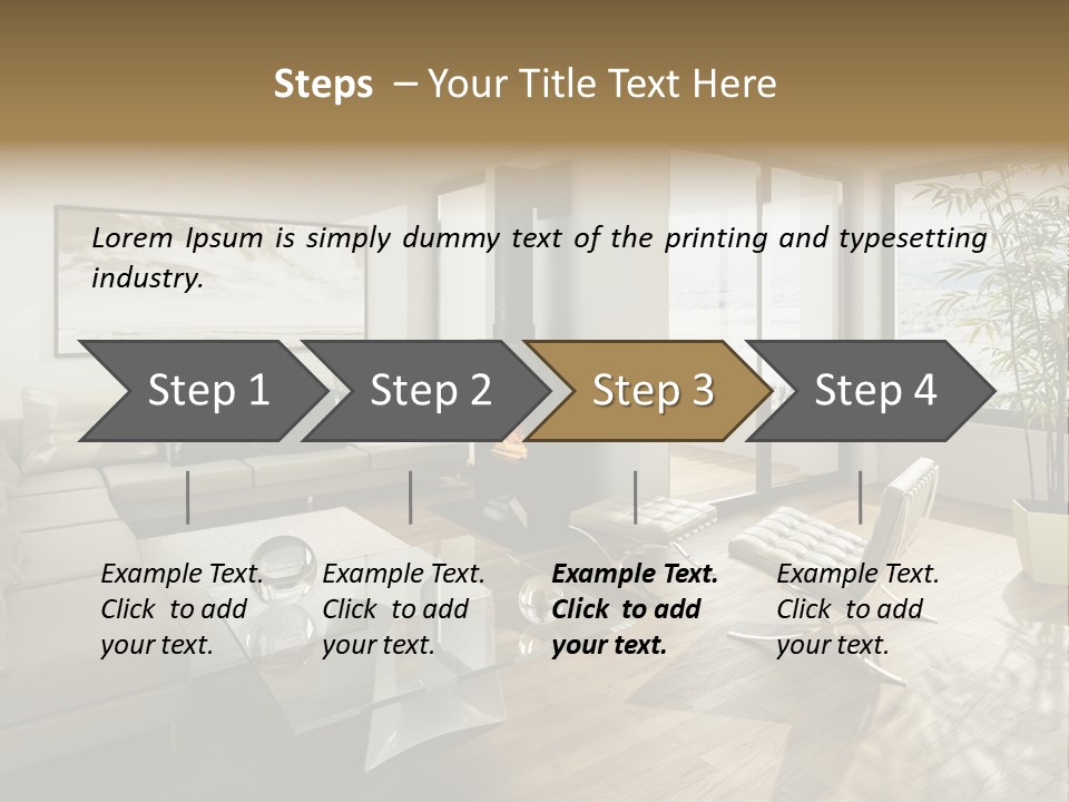 Behaglich Architektur Eigenheim PowerPoint Template