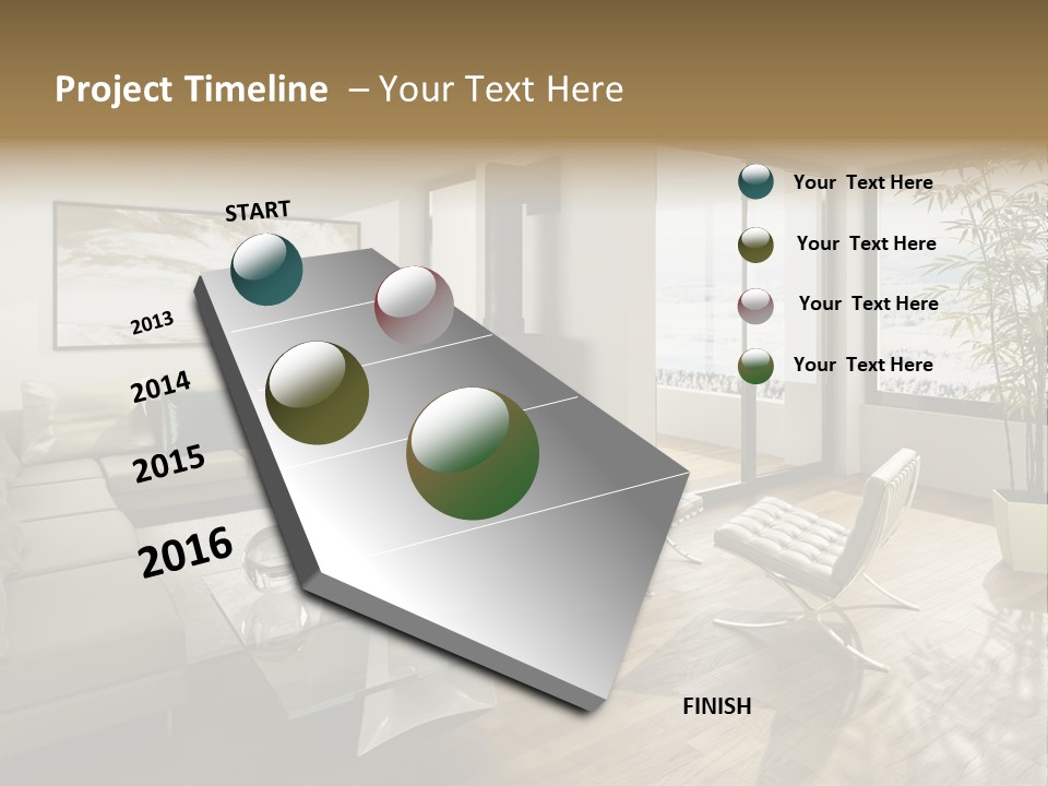 Behaglich Architektur Eigenheim PowerPoint Template
