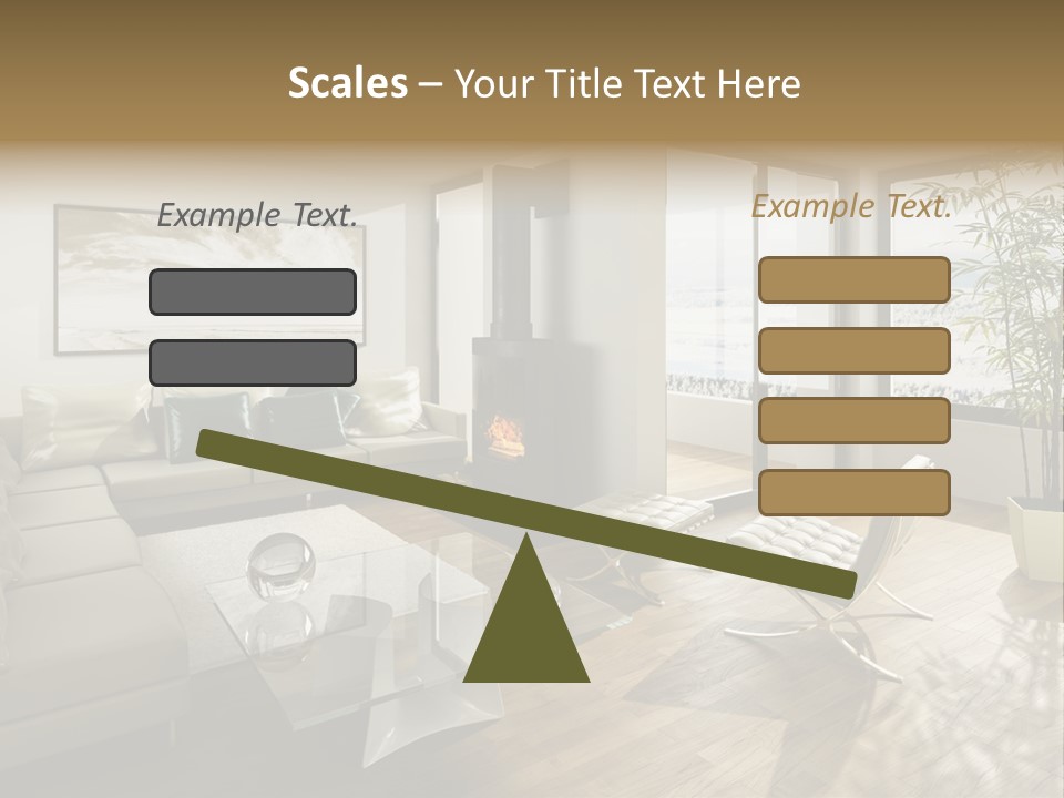 Behaglich Architektur Eigenheim PowerPoint Template