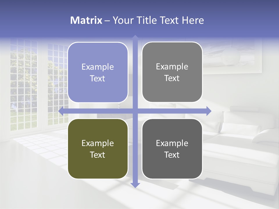 Tisch Wei Behaglich PowerPoint Template
