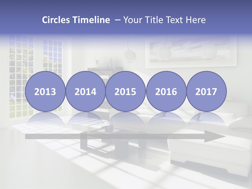 Tisch Wei Behaglich PowerPoint Template