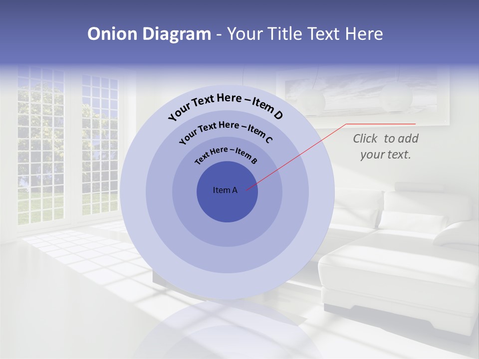 Tisch Wei Behaglich PowerPoint Template