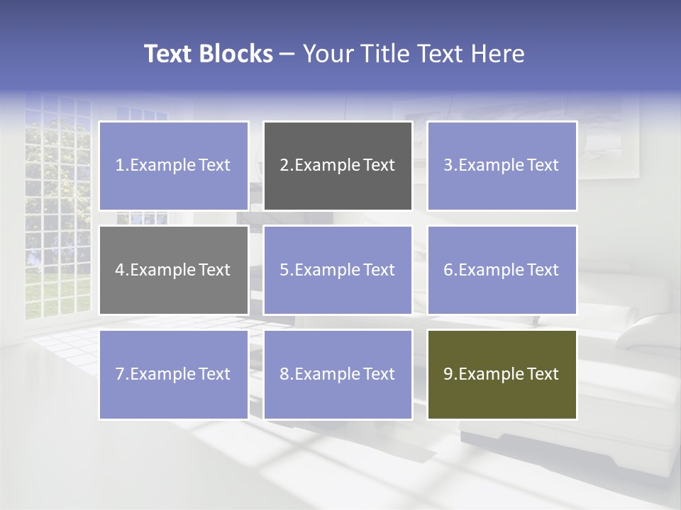 Tisch Wei Behaglich PowerPoint Template