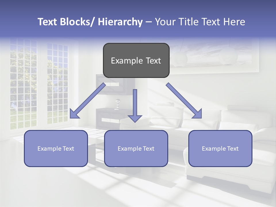 Tisch Wei Behaglich PowerPoint Template