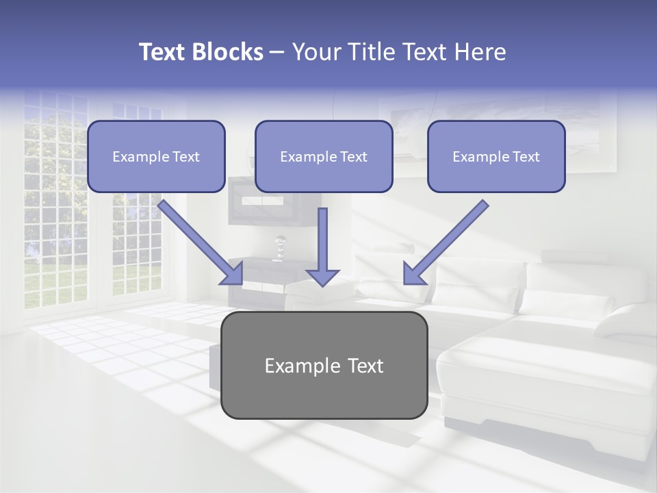 Tisch Wei Behaglich PowerPoint Template