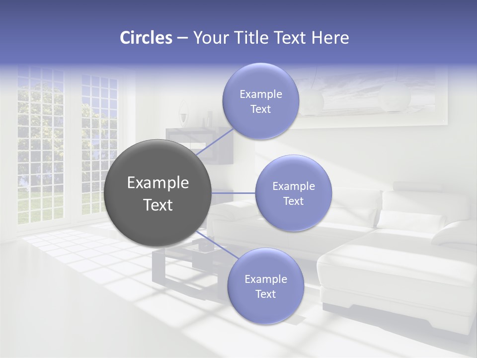 Tisch Wei Behaglich PowerPoint Template