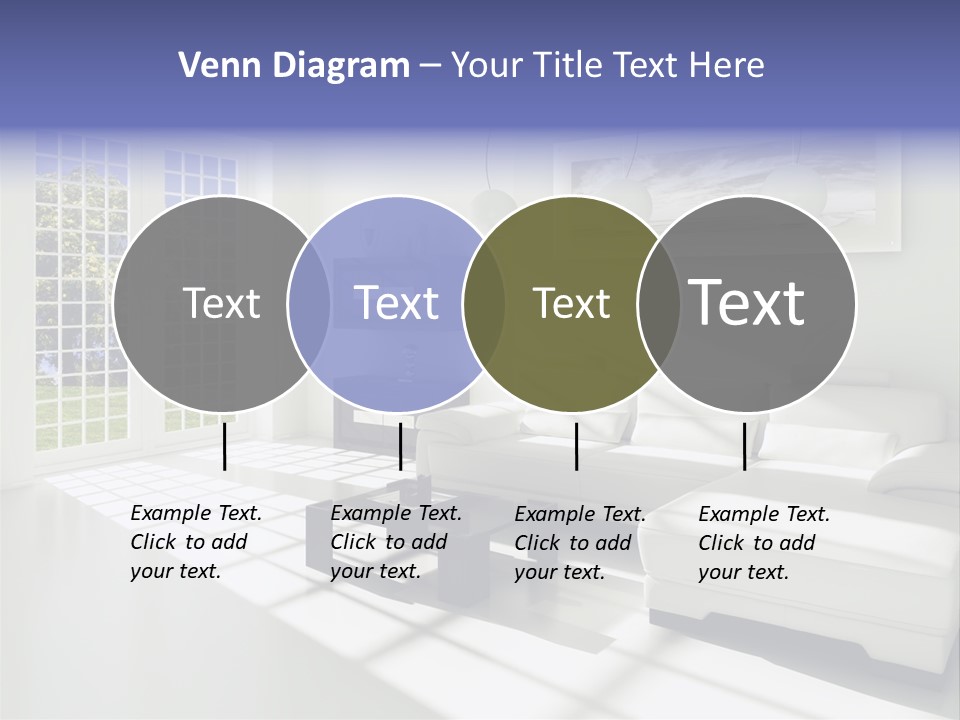 Tisch Wei Behaglich PowerPoint Template