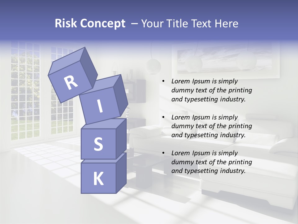 Tisch Wei Behaglich PowerPoint Template