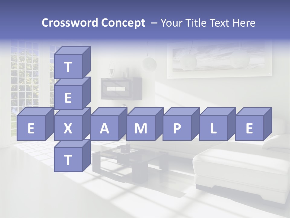 Tisch Wei Behaglich PowerPoint Template