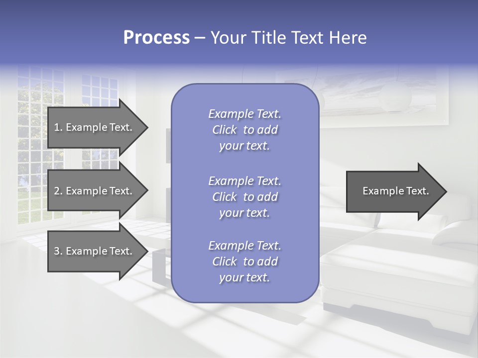 Tisch Wei Behaglich PowerPoint Template