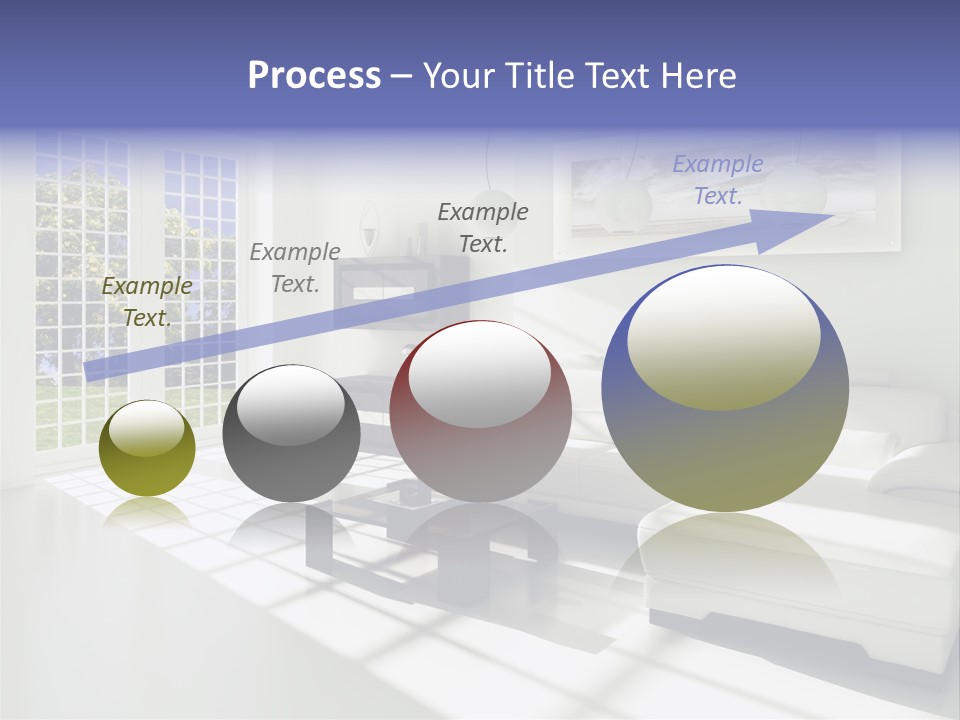 Tisch Wei Behaglich PowerPoint Template